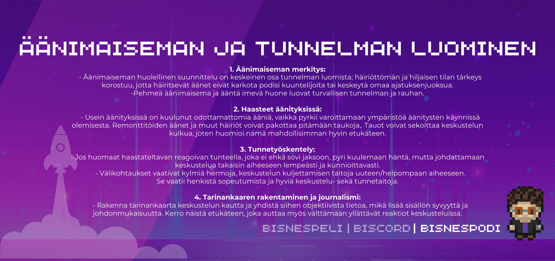 Podcast suunnittelu