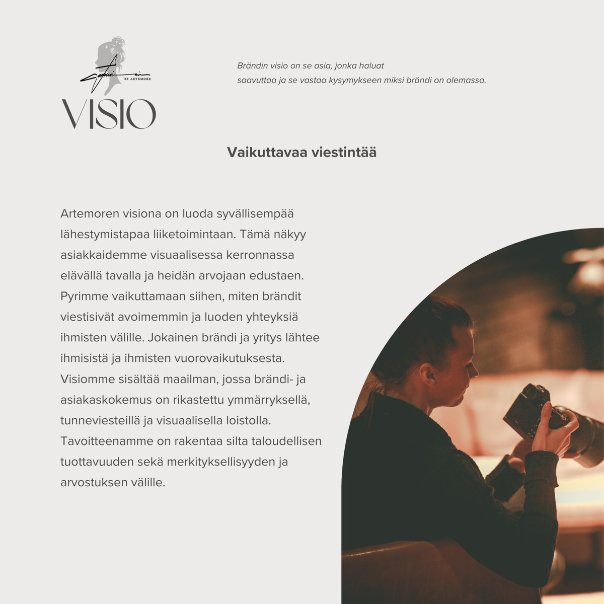 Artemore visio