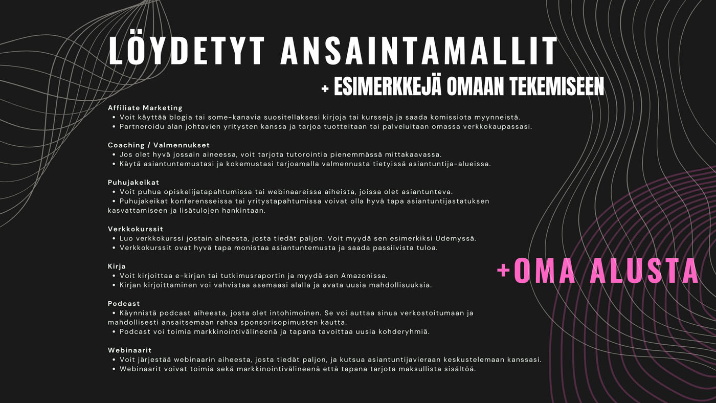 Media-alan ansaintamallit